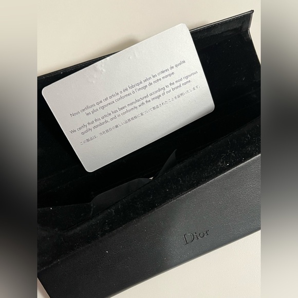 Womens Christian Dior studded Sunglasses (large) with Dior Case - Picture 6 of 10